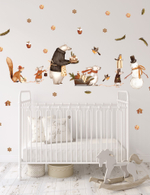 Новогодние наклейки для окон, стен и мебели В ГОСТИ НА НОВЫЙ ГОД