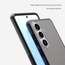 Противоударный чехол для Samsung Galaxy S26, серия Super Frosted Shield Pro (Clear version) прозрачный тонированный от Nillkin