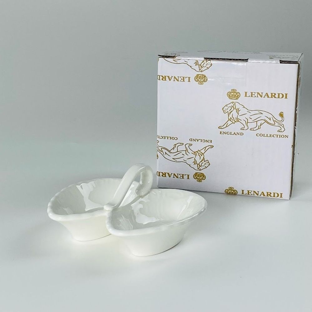 Lenardi 305-143 Менажница 10см АВРОРА в под.уп.(х48)Фарфор