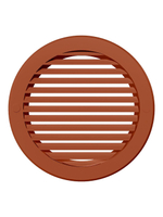 Решетка вентиляционная РКН фланец D150 D186 ASA Terracotta ERA