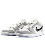 Кроссовки Jordan Air Jordan 1 Low Wolf Grey (Женская размерная сетка)