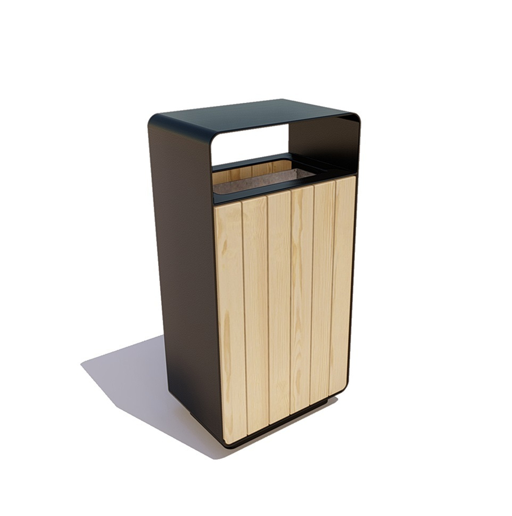 Урна «Город», сосна, лак