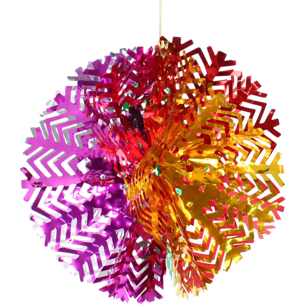 Украшение фольгированное «Снежный шар» d-30 см, Мультицвет