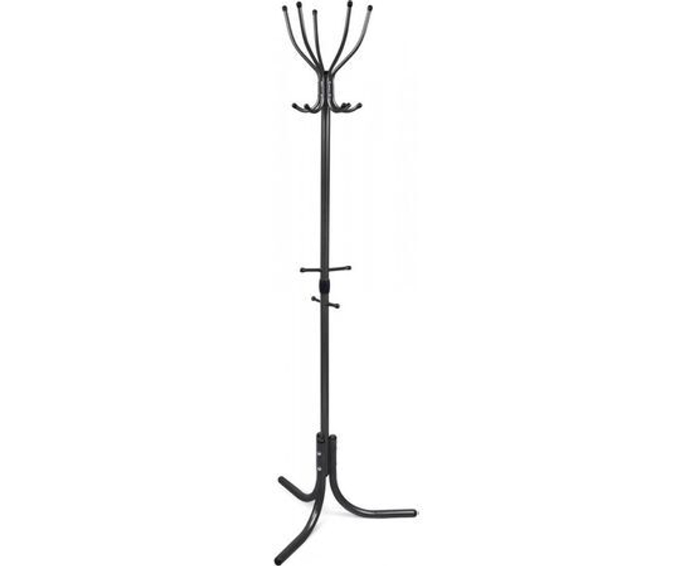 Вешалка напольная Ника 5 крючков, черный