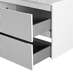 Тумба с раковиной подвесная BelBagno UNO-1200-2C-SO-BO Bianco Opaco, раковина белая BB-8099-120