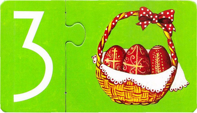 Пазлы двойные "Учимся считать"