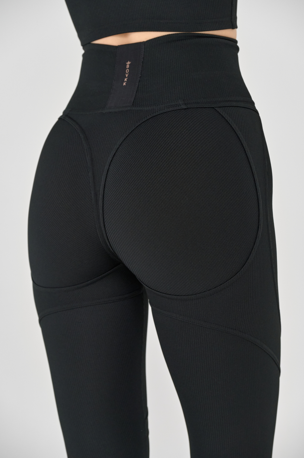 Леггинсы завышенные с мягким поясом