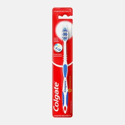 Зубная щетка Colgate Классика здоровья средней жесткости в ассортименте