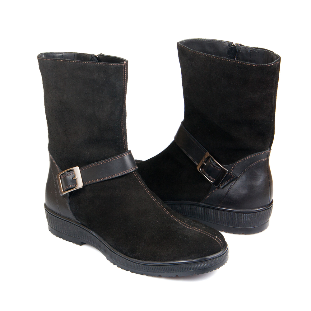 626459 полусапожки женские черные