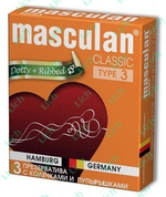 Презервативы Masculan Classic с колечками и пупырышками (Dotty+Ribbed)