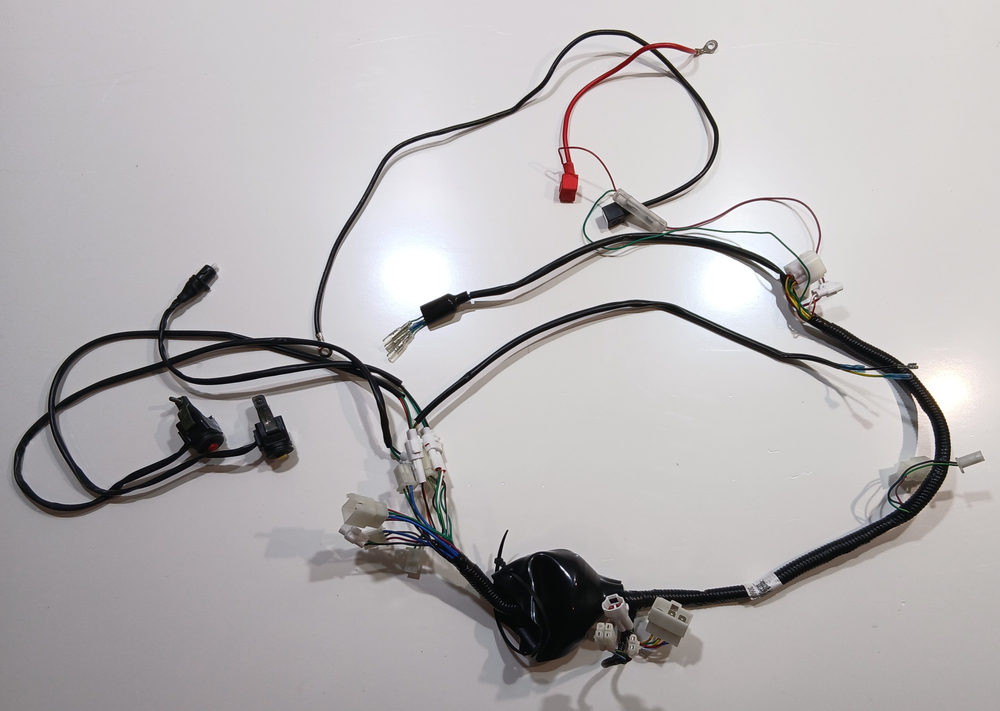 Проводка с пультами старт, стоп Мотоцикл BSE Z3