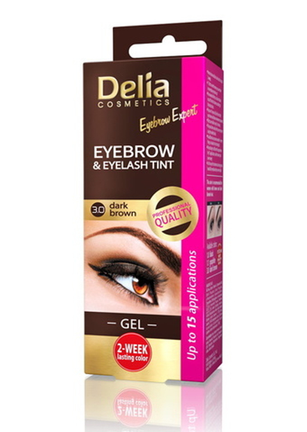Гель-краска для бровей "Delia" Польша