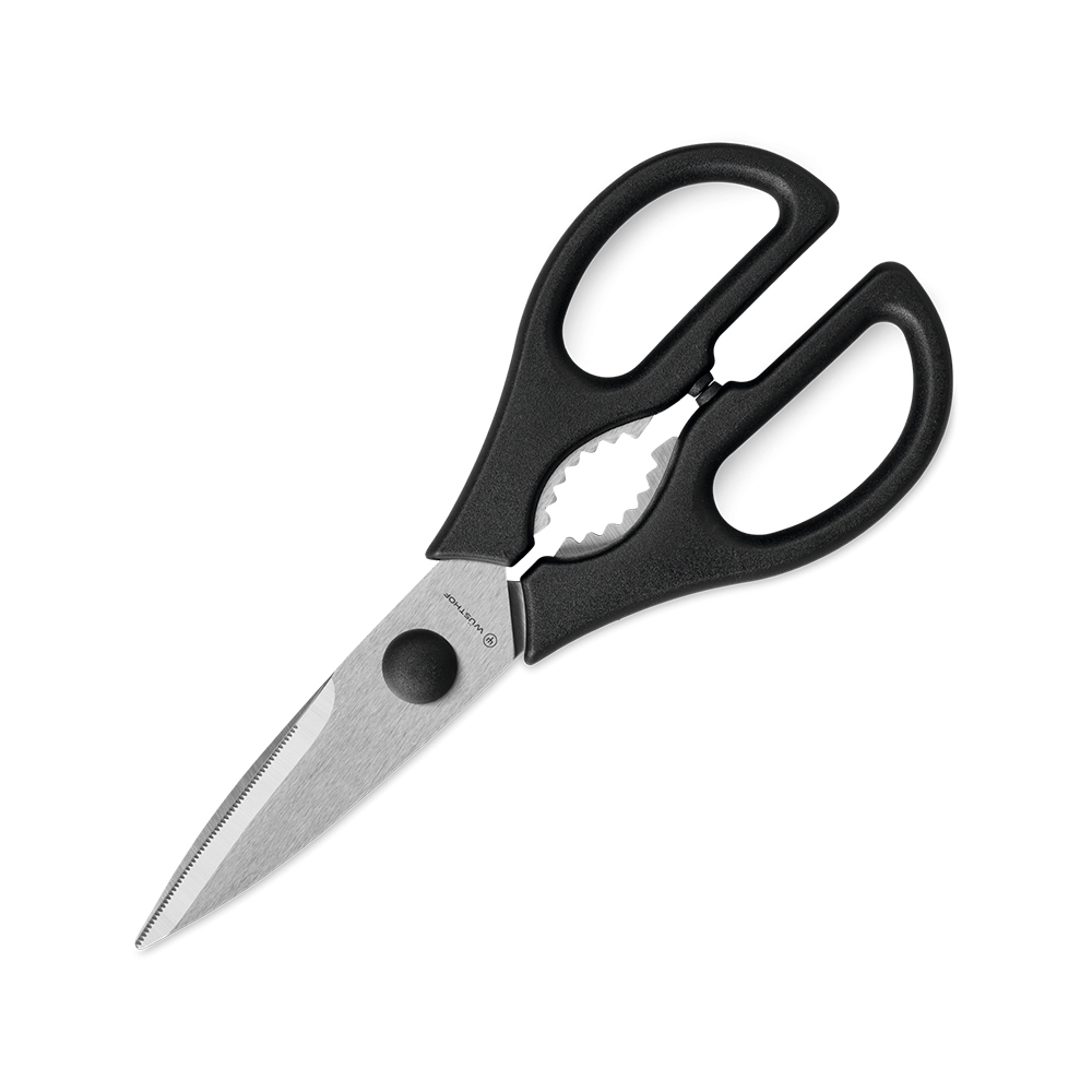 Набор ножей 5шт с ножницами и мусатом в подставке Wuesthof Classic Ikon