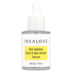 Idealove, Bee Ageless, сыворотка с улиткой и пчелиным ядом, 30 мл (1 жидк. унц.)