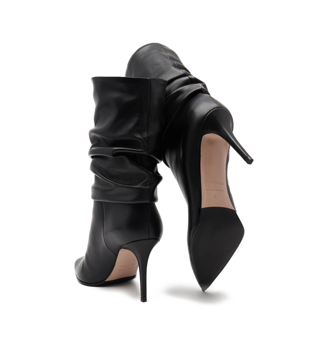 Кожаные ботильоны Le Silla - черный(2182T080R1PPGLO)