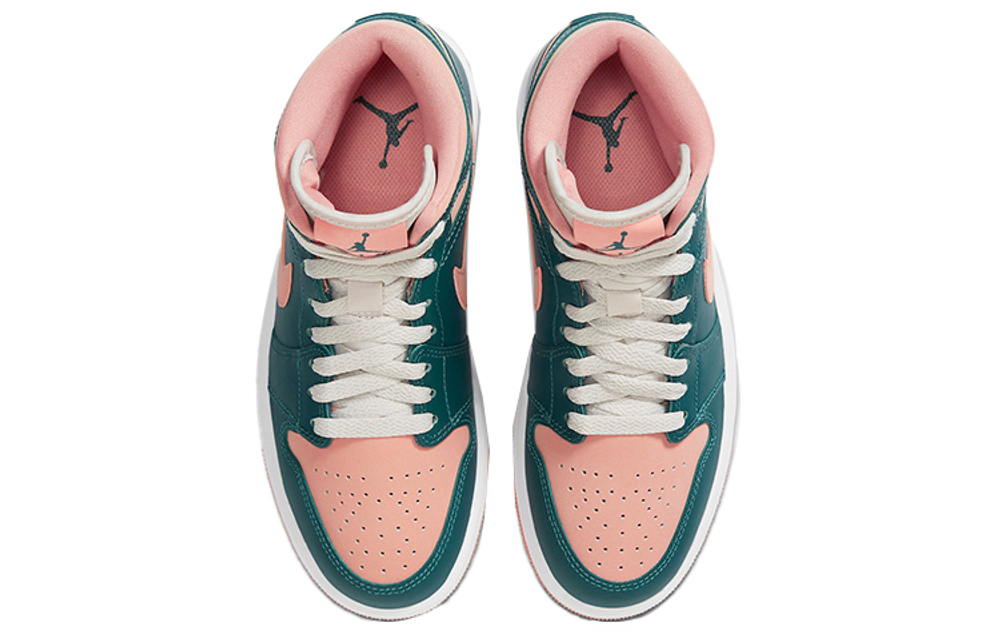Кроссовки Jordan Air Jordan 1 Mid "Dark Teal Green" (Женская размерная сетка)