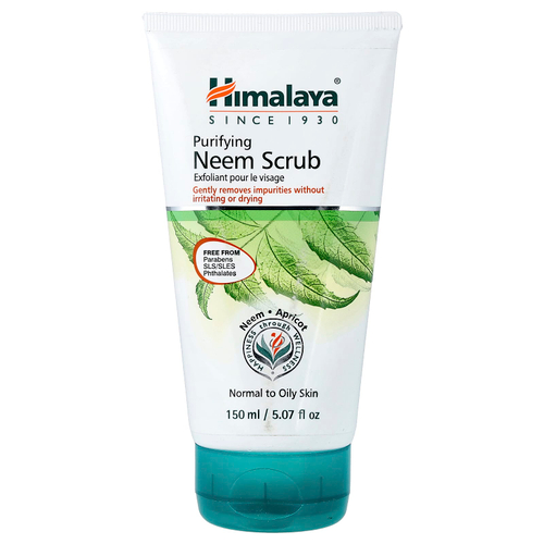 Himalaya, Очищающий скраб с нимом, для нормальной и жирной кожи, 150 мл (5,07 жидк. унц.)