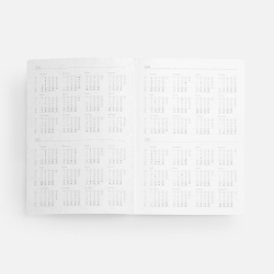 Ежедневник Flexpen, недатированный, серебристо-зеленый