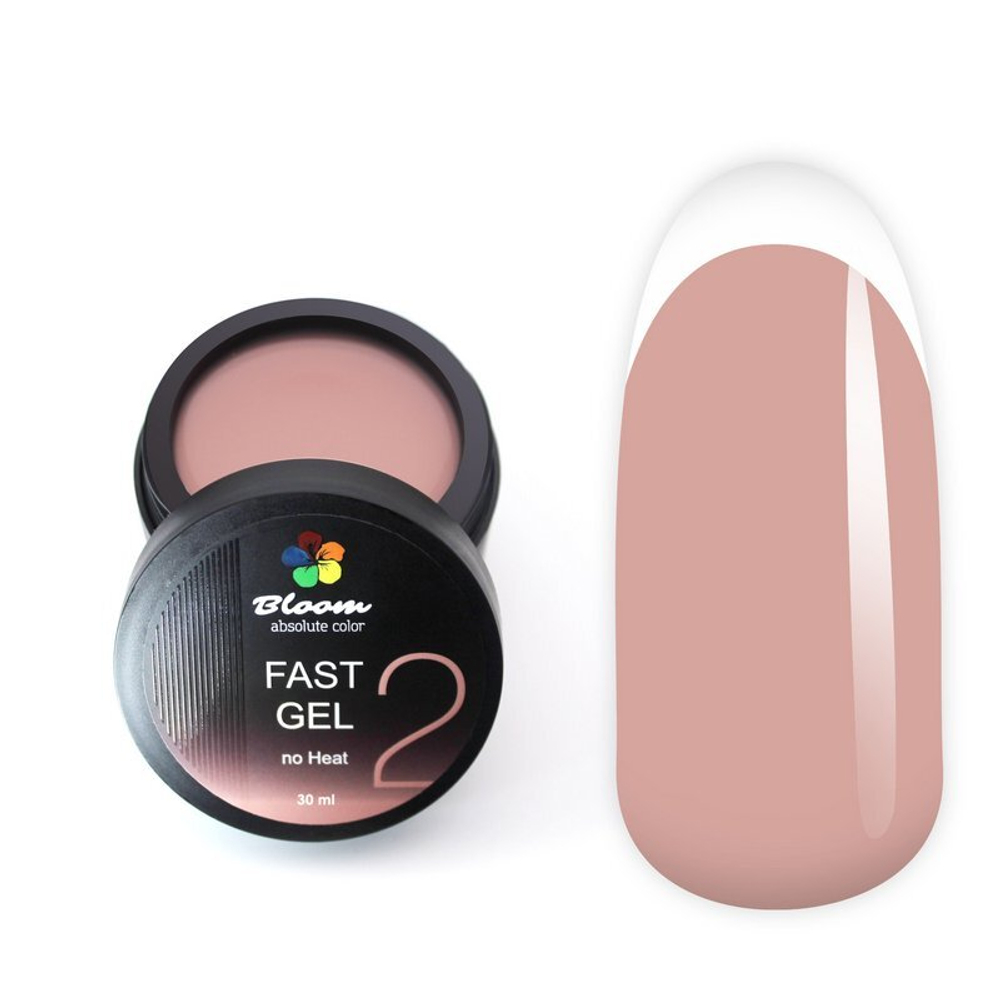 Bloom Fast Gel 02 - Гель холодный для наращивания, 30 мл