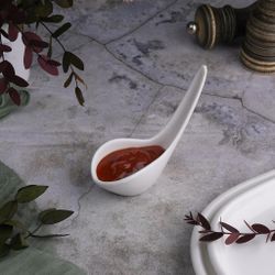 Соусник 50 мл 4,5*9 см белый фарфор P.L. Proff Cuisine [6]