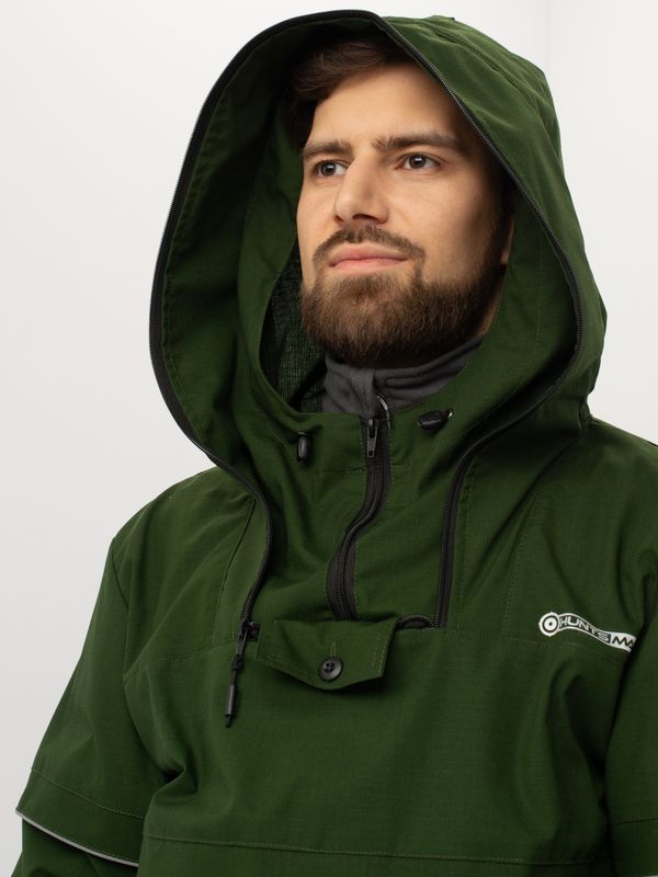 Костюм летний Антигнус-Люкс с ловушками и пыльниками цвет Зеленый ткань Смесовая Рип-Стоп