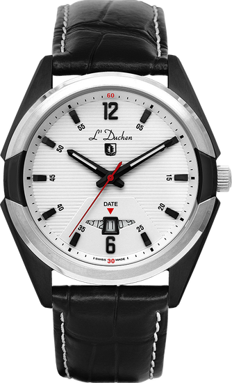 Мужские швейцарские наручные часы L'Duchen D 191.01.13