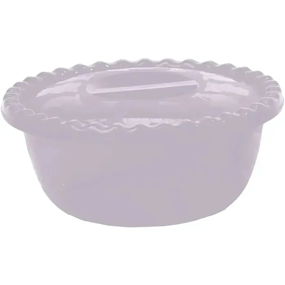 Миска круглая 5л с крышкой чайная роза