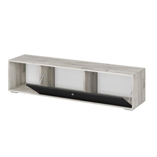 мс для гостиной Нанси ТБ-1600 дуб крафт серый/софт черный