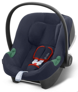 Коляска Cybex Balios S Lux BLK complete Aton B2 Bay Blue 3 в 1 Moon Black с дождевиками