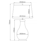 Настольная лампа Quintiesse, Арт. QN-HAVERING-TL