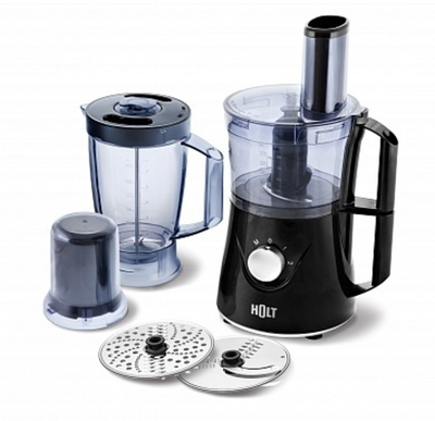 Кухонный комбайн HOLT HT-FP-002, 700 Вт, 2 cкорости (кофемолка, сок-ка, терки + фри)