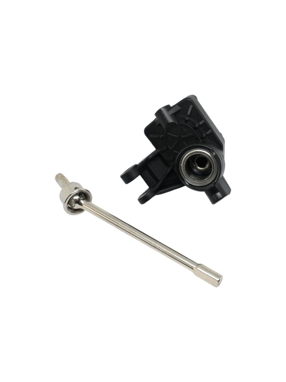 Левый передний портальный мост в сборе для автомоделей MJX H12Y/H12Y+