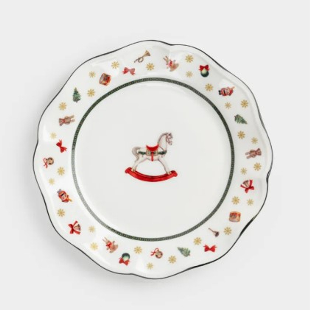 Тарелка Лошадка 19 см фарфор