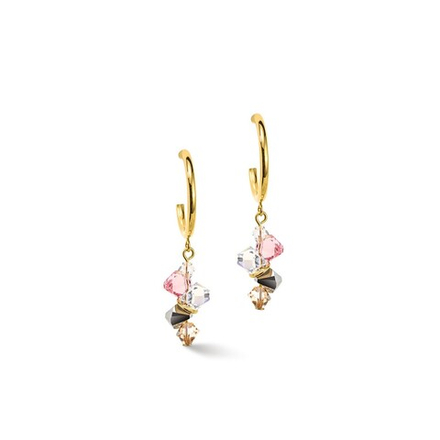 Серьги-пусеты Coeur de Lion Light Rose 4639/21-1920