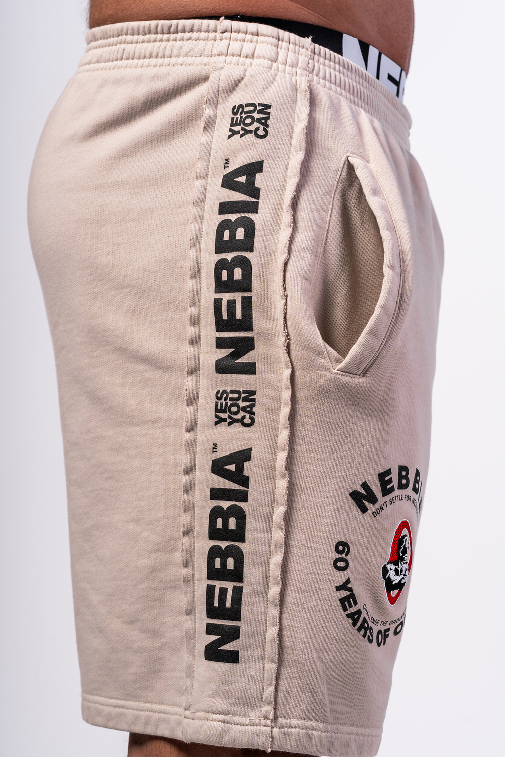 Шорты Washed Sweat Shorts LEGEND 786 Кремовые
