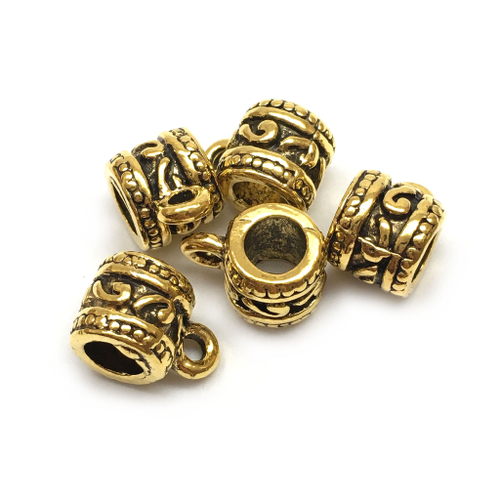 Бейл "Декор" 12х7 мм, под золото