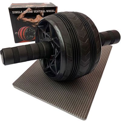 Ролик для пресса широкий, черный