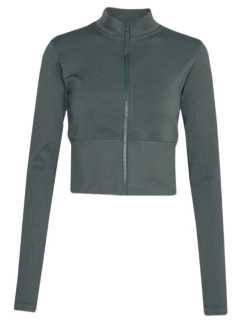 Женская Кофта теннисная Calvin Klein Sameless Full Zip Jacket - серый