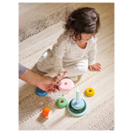 Развивающая пирамидка IKEA UPPSTA (УППСТО), Разноцветный, 17х12 см