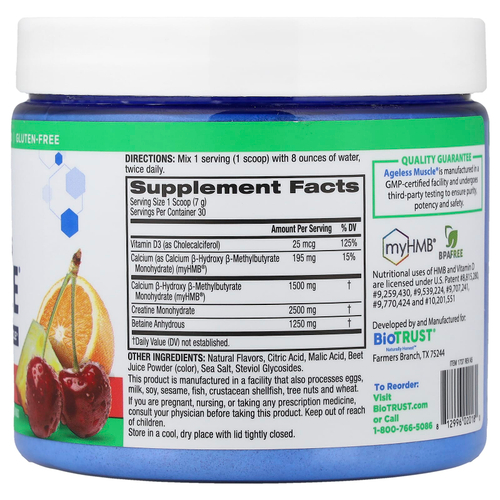 BioTRUST, Ageless Muscle®, фруктовый пунш, 211 г (7,4 унции)