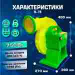 Нагнетатель воздуха (насос) для надувных батутов и конструкций с патрубком, от 750 Вт.