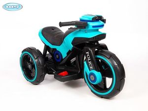 Детский электромотоцикл Barty Y- MAXI Police YM 198 голубой
