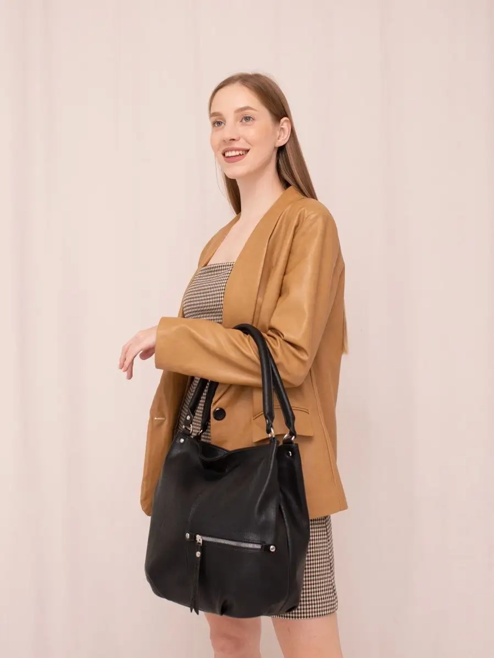 Сумка через плечо большая шоппер мешок