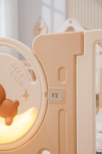 Манеж UNIX Kids DeLuxe House&Storage Camel, 150 x 180 см с игровыми аксессуарами