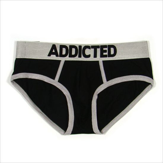 Мужские трусы брифы черные Addicted Black brief