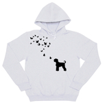 Толстовка "Черный терьер и бабочки"