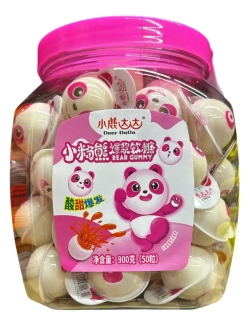 Жевательный мармелад с начинкой Розовая Панда 18г * 50шт