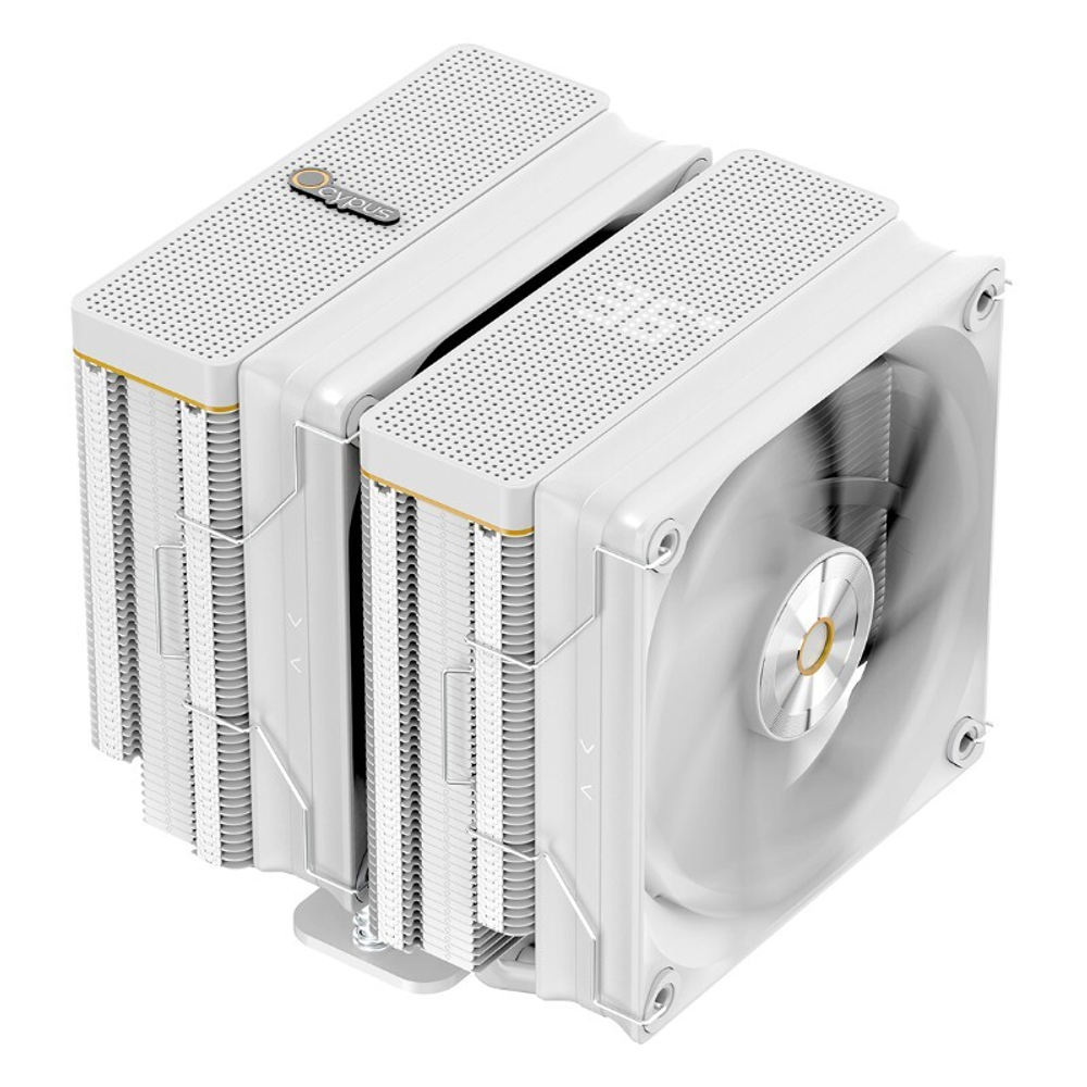 Кулер для процессора Ocypus Iota A62 WH, 2x120mm FAN, Display Panel, 6 PIPES, 4-PIN PWM, 500-2000 RPM, 29DBA