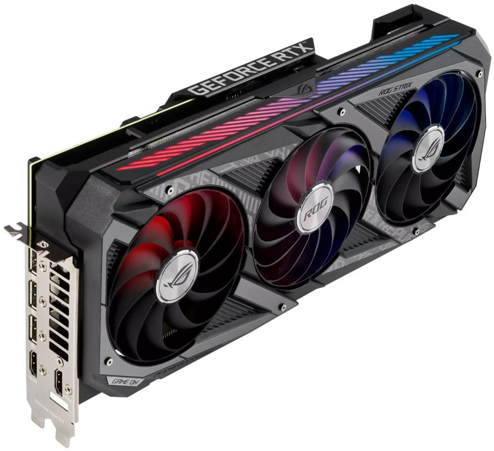 Видеокарта ASUS ROG Strix GeForce RTX 3070 Ti 8GB (ROG-STRIX-RTX3070TI-O8G-GAMING), Retail