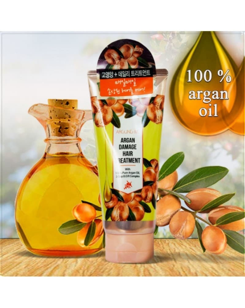 Welcos Around Me Argan Damage Hair Treatment маска для сухих поврежденных волос